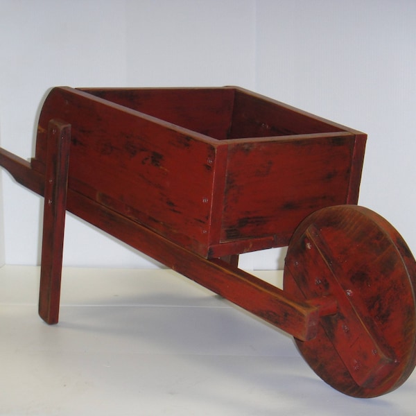 Rustic Decorative Wheelbarrow Planter