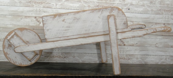Rustic Decorative Wheelbarrow Planter Etsy UK