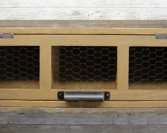 Rangement cubbie en grillage à poules Farmhouse