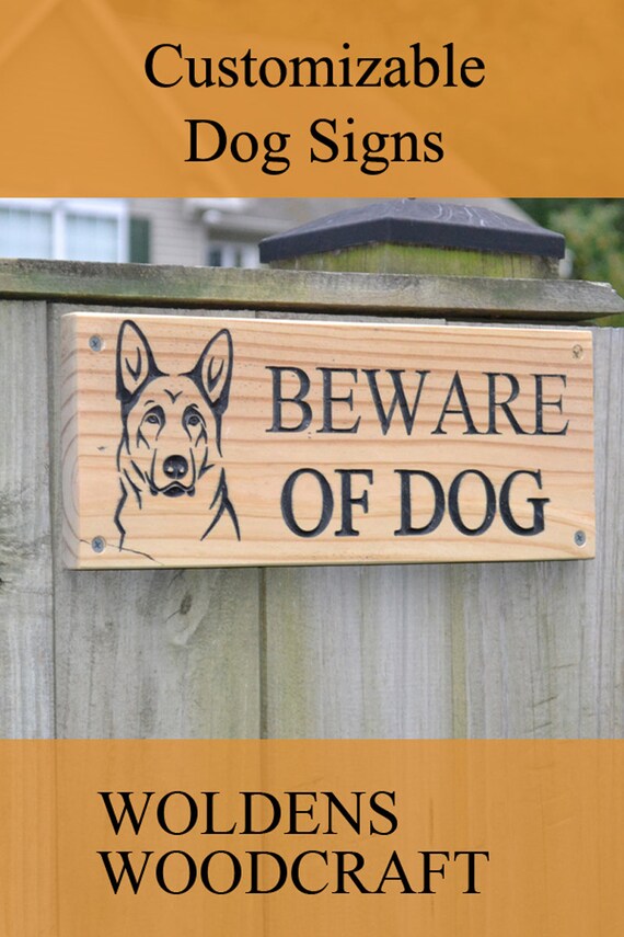 etsy beware of dog sign