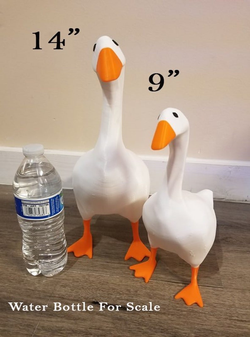 Untitled Goose 3D Printed Magnetic Statue image 3