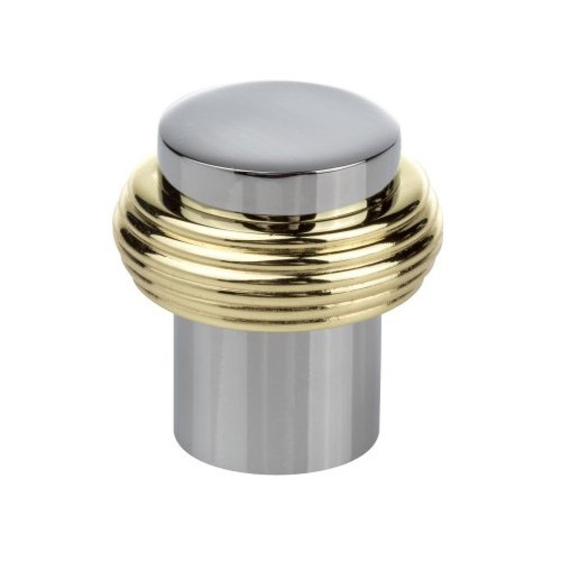 25mm Cupboard / Wardrobe Door Handle Knob Chrome With Gold Etsy
