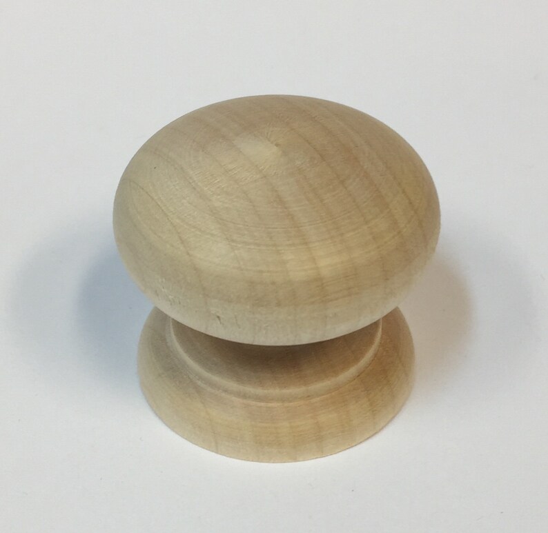 Maple Unfinished Wooden Drawer Knob Handle Drawer Knob 44mm Etsy