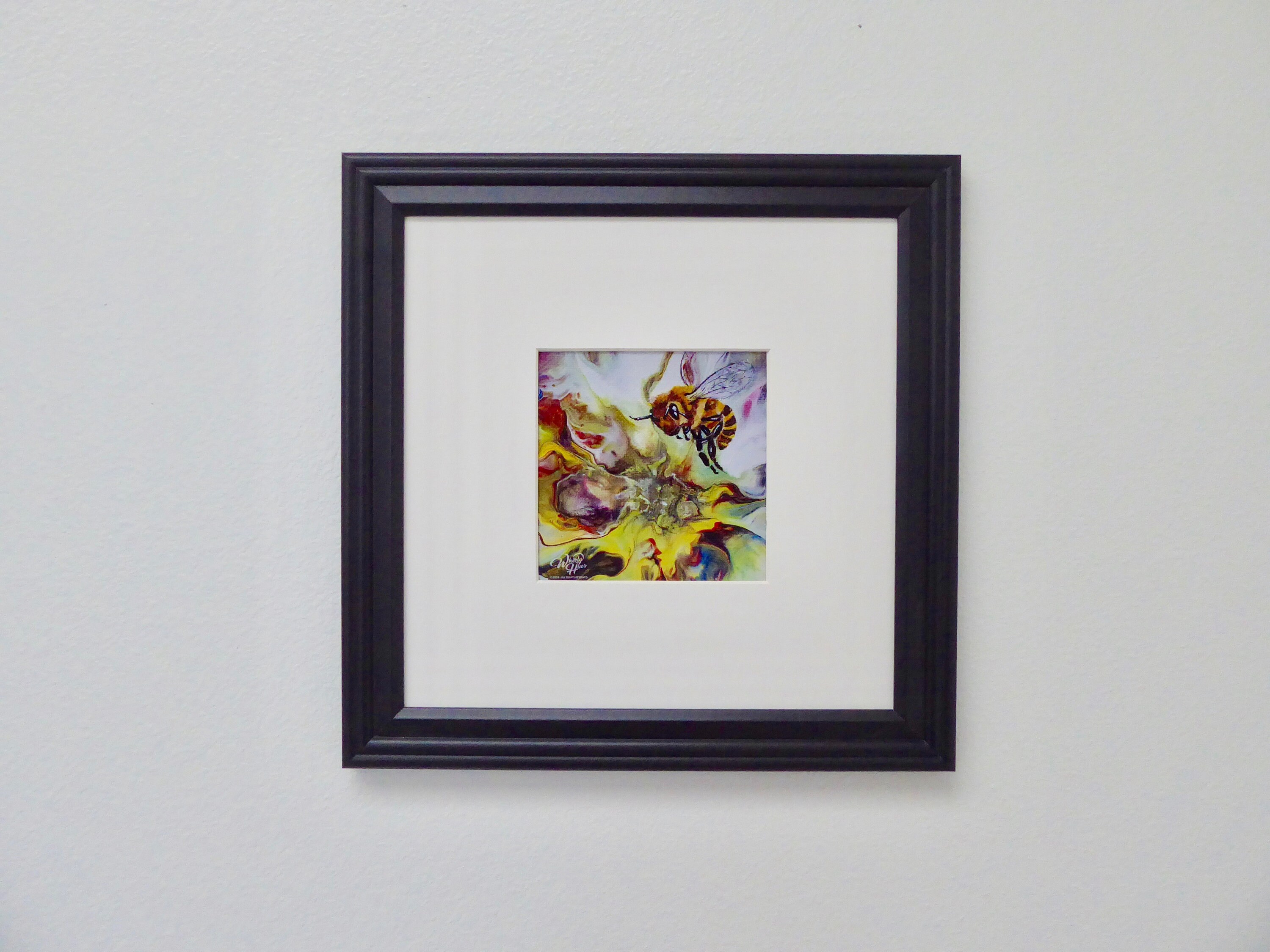 Abstract With Bee Painting Fine Art Prints Giclee Prints Wall Decor ...