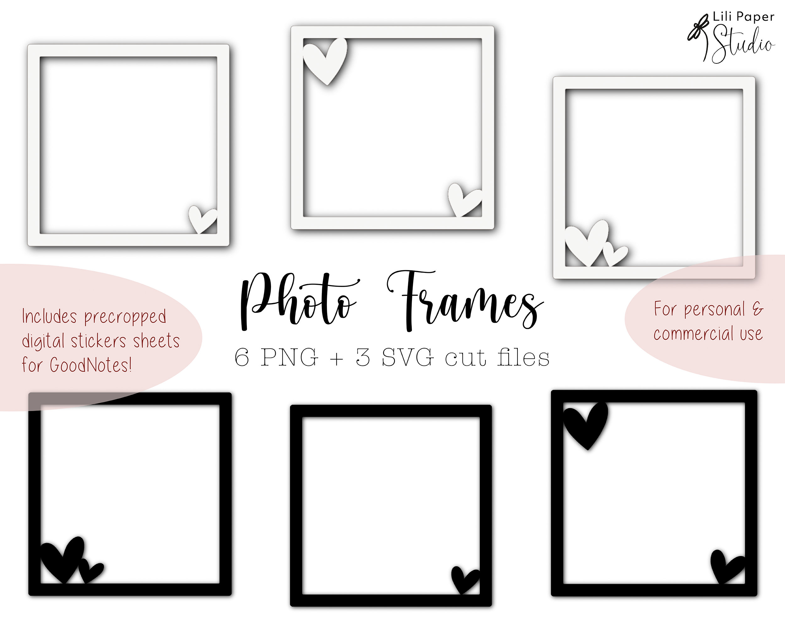 Cute Love Frames Png