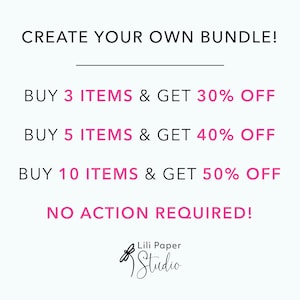 Lili Paper Studio Promotions.