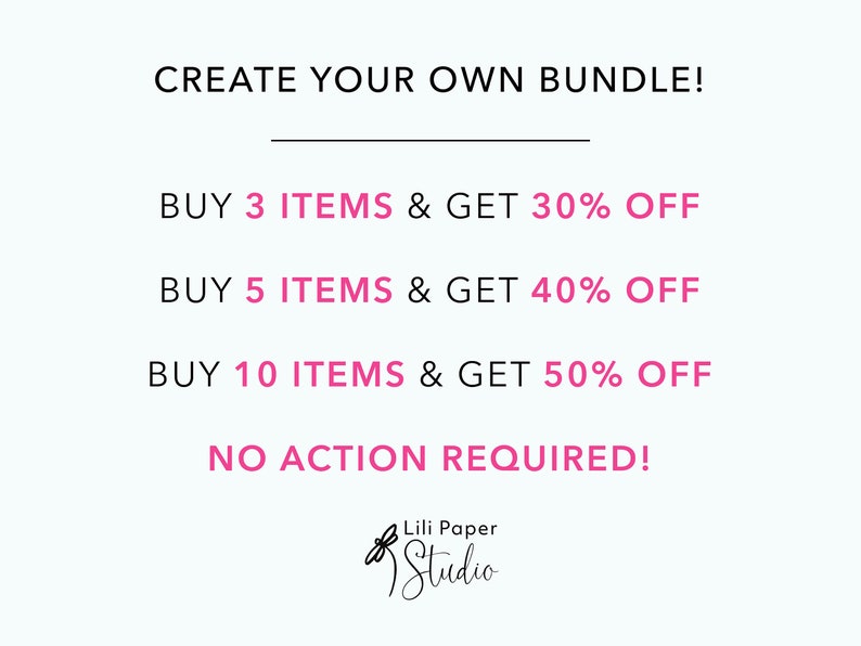 Lili Paper Studio Promotions.