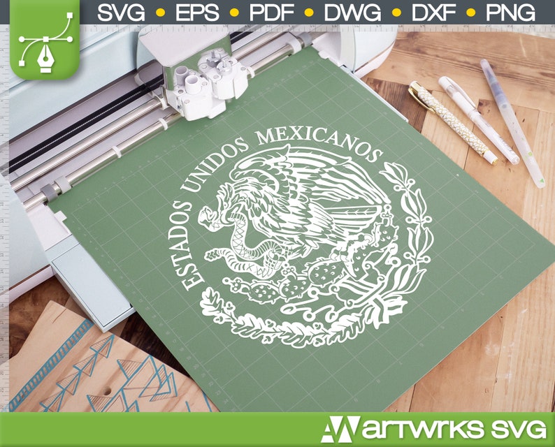 Download Escudo Mexicano sublimation designs Mexico svg Bundle by ...