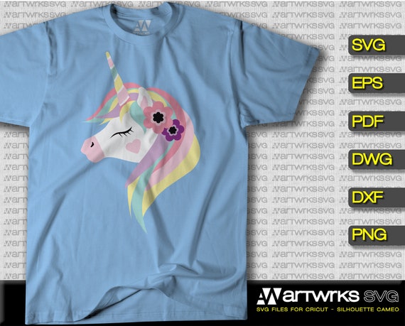 Download Free Unicorn Horn Head Svg Files Unicorn Horn Head Svg Dxf Etsy SVG Cut Files
