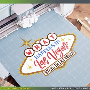 LAS VEGAS sign | What happens in vegas SVG files for Cricut and Silhouette SvG file trip SvG by ArtWorks Designs