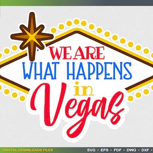 LAS VEGAS sign SVG | Party favors wedding for girls trip shirts SvG files for Cricut and Silhouette SvG file Bachelorette party