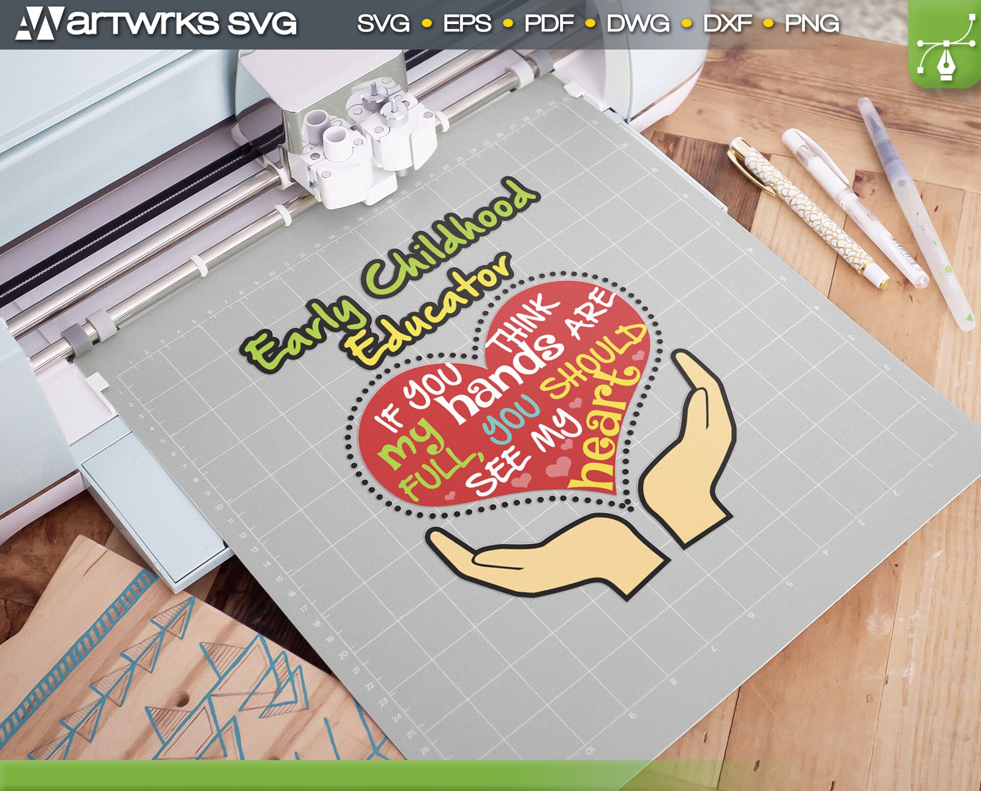 TEACHER APPRECIATION | Educator Svg Cute Clipart Svg Files for Cricut ...