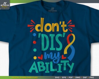 Autism Cut File | Autism Mom disability advocate Autism Awareness SVG Sayings by ArtWorks Designs