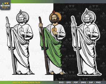 St Jude Thaddeus SVG bundle San Judas SvG Religious SvG Saint Judas Thaddeus SvG St Jude SvG Saints SvG by ArtWorks Designs