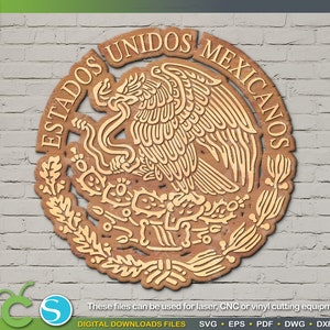 Escudo Mexico Aguila Mexicana Escudo Nacional Mexican Eagle Mexico SVG Mexico SvG File by ArtWorks Designs