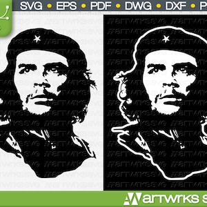 Ernesto Che Guevara SVG Clip art | Car decal by Artworks SVG
