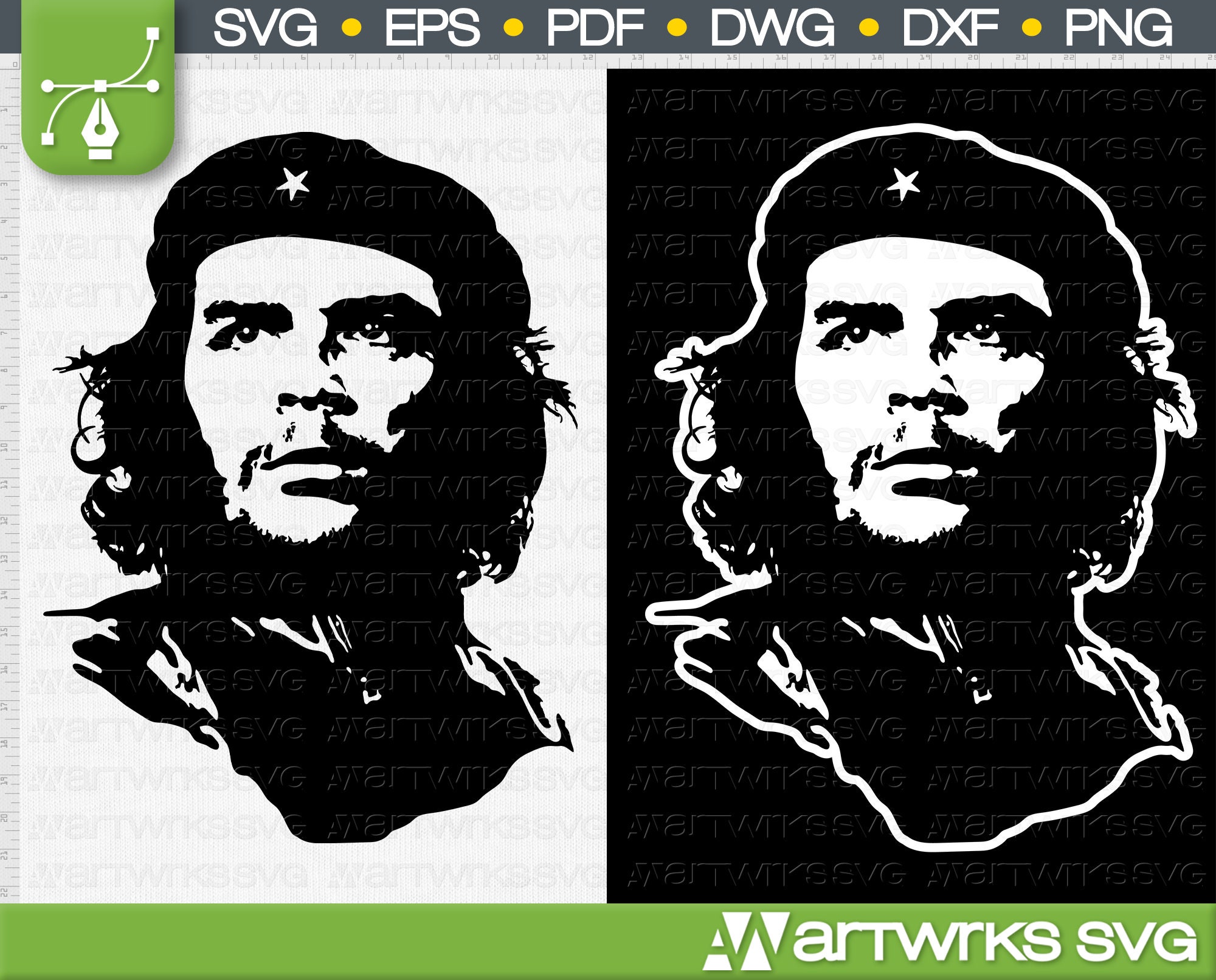 Illustrator Tutorial - Create Che Guevara effect with one click