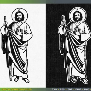 SAN JUDAS SVG | Saint Judas St. Jude Thaddeus SvG files for Cricut and Silhouette SvG file St Jude svg, Religious svg by ArtWorks Designs