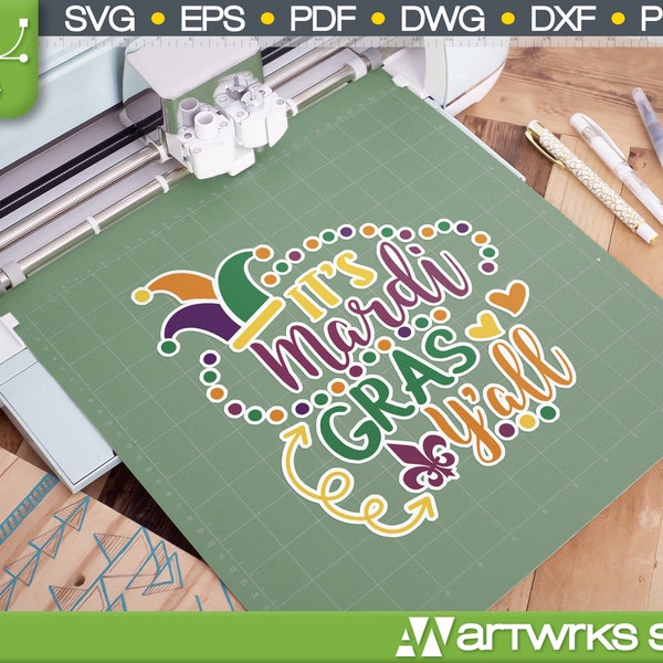 Mardi gras  carnival costume Clip art | Louisiana SVG by Artworks SVG