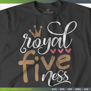 My 5th BIRTHDAY SVG | her royal fiveness birthday SVG files for Cricut and Silhouette Cameo Happy birthday by ArtWorks Designs
