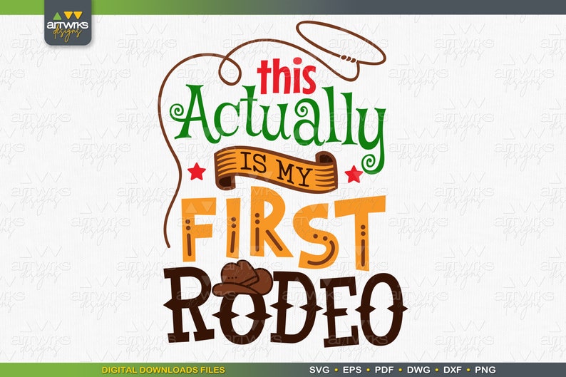 Our First Rodeo Icon WILD WEST Clipart My First Rodeo SVG File Western Clipart - Etsy