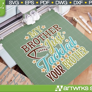 Big brother sister fan | Football SVG by Artworks SVG