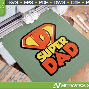 Superhero dad SVG Like father like son svg | Dad svg by Artworks SVG