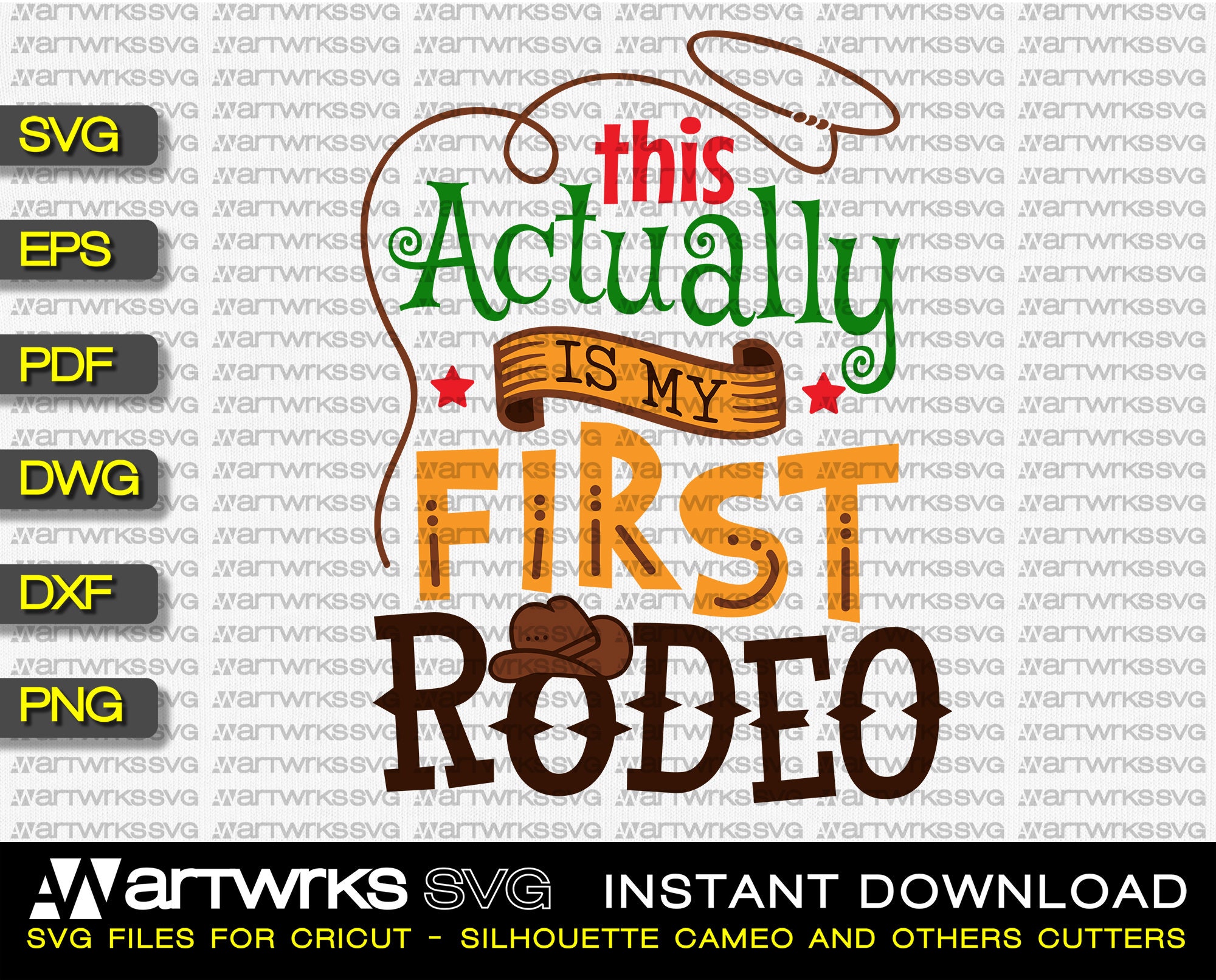 Download Rodeo SVG files for Cricut and Silhouette Cameo This | Etsy