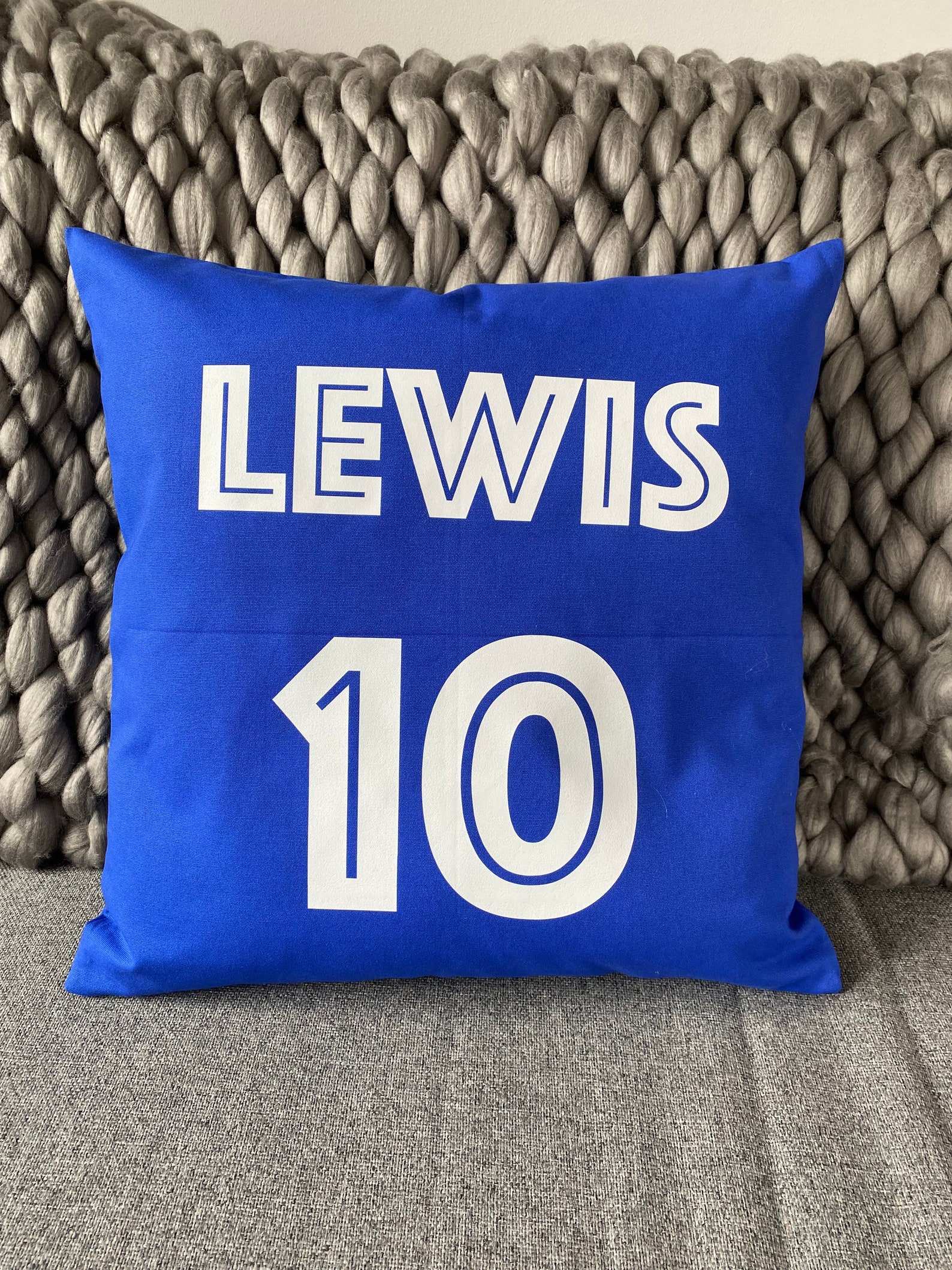 Age Football Cushion Cover. Kids bedroom accessory. Football Etsy