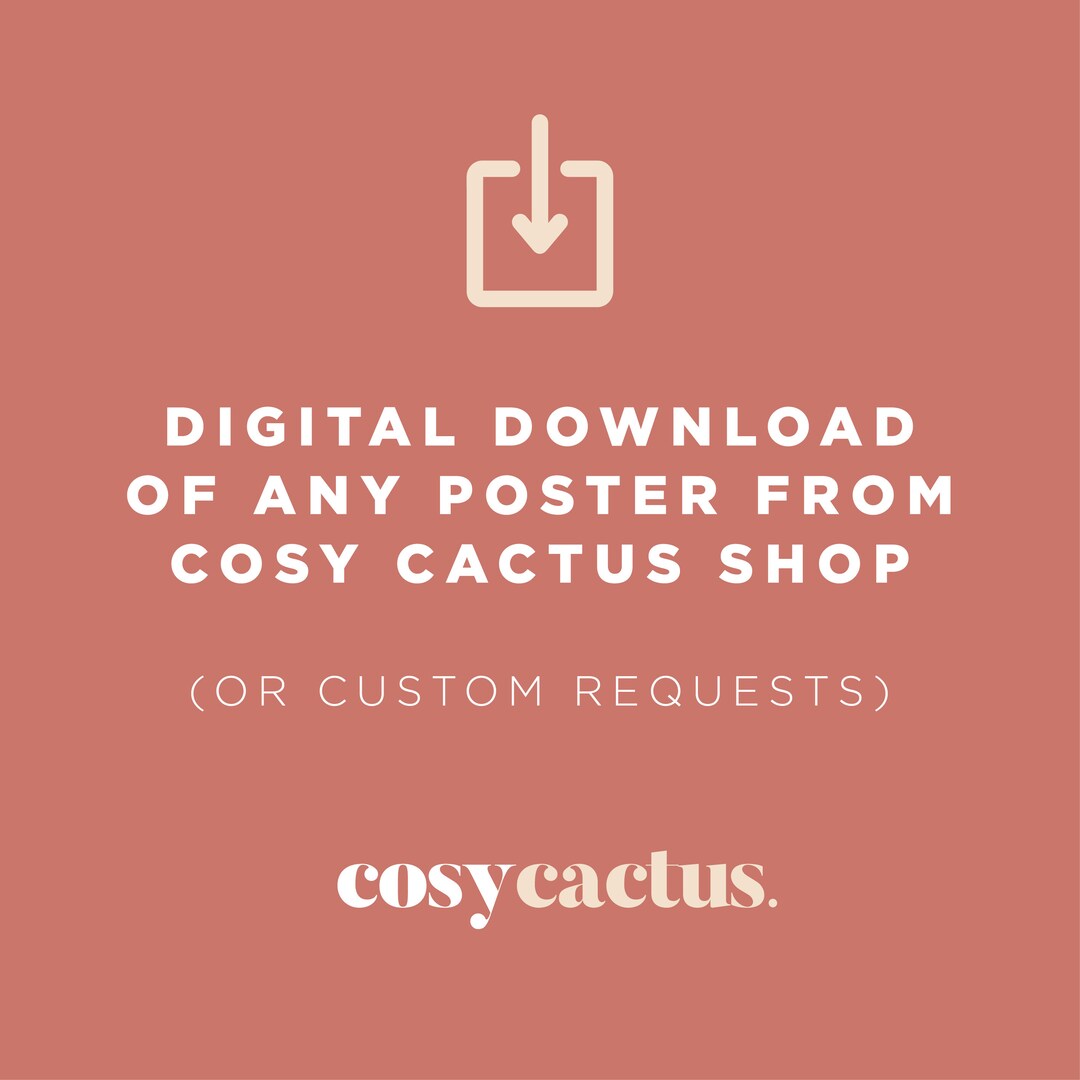 Poster Request Digital Download File, Custom Request, Any Poster Design From the Shop ...