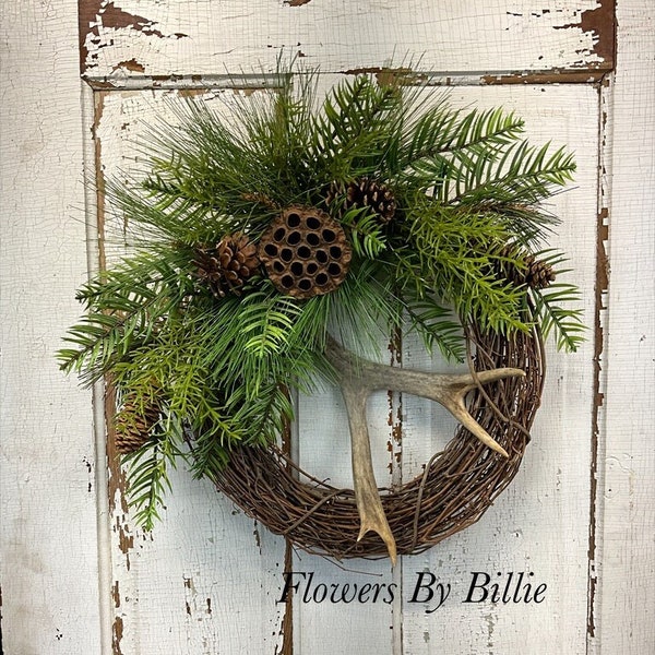 Antler Wreath - Etsy