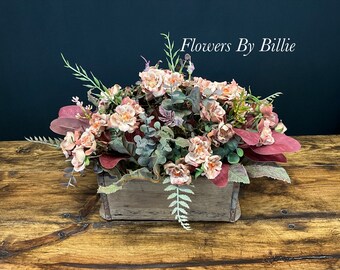 Rustic Wild Roses Centerpiece