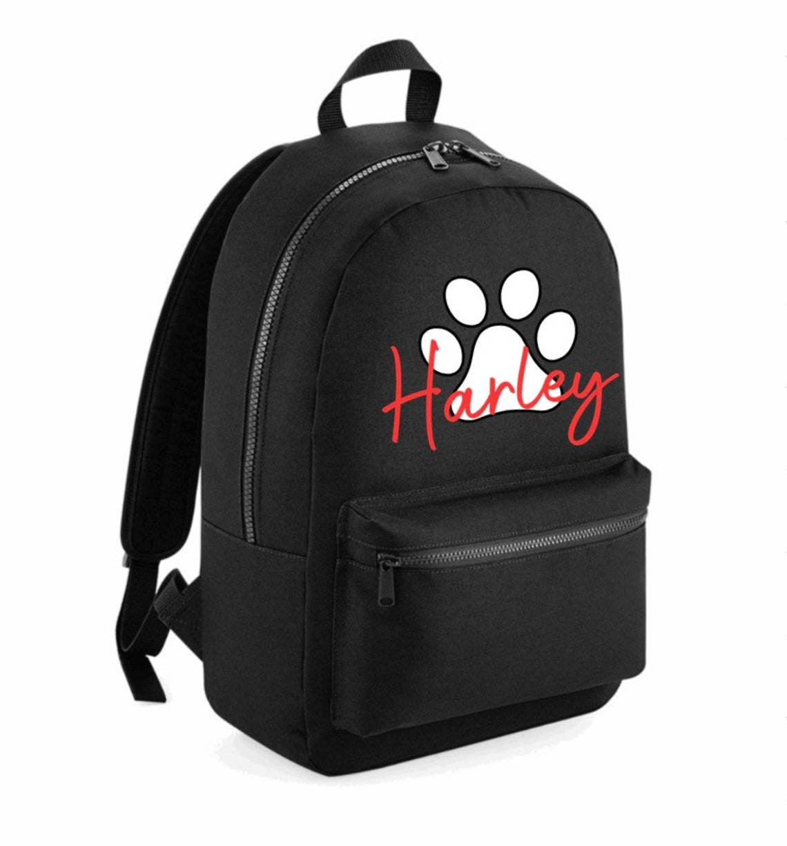 Personalised Dog Cat Backpack Rucksack Bag dog Walks Stuff Etsy