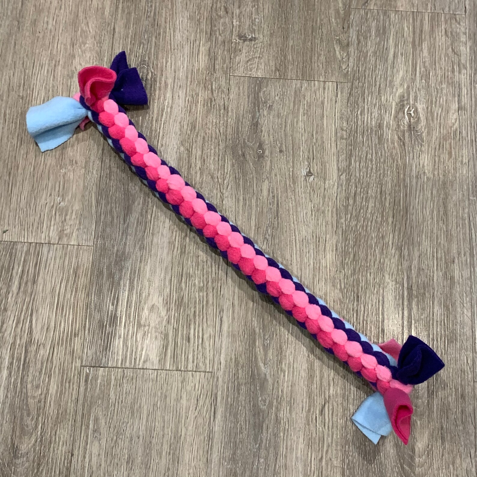 Large Size Tightly Braided Fleece Dog Tug Rope toy dog tug Etsy