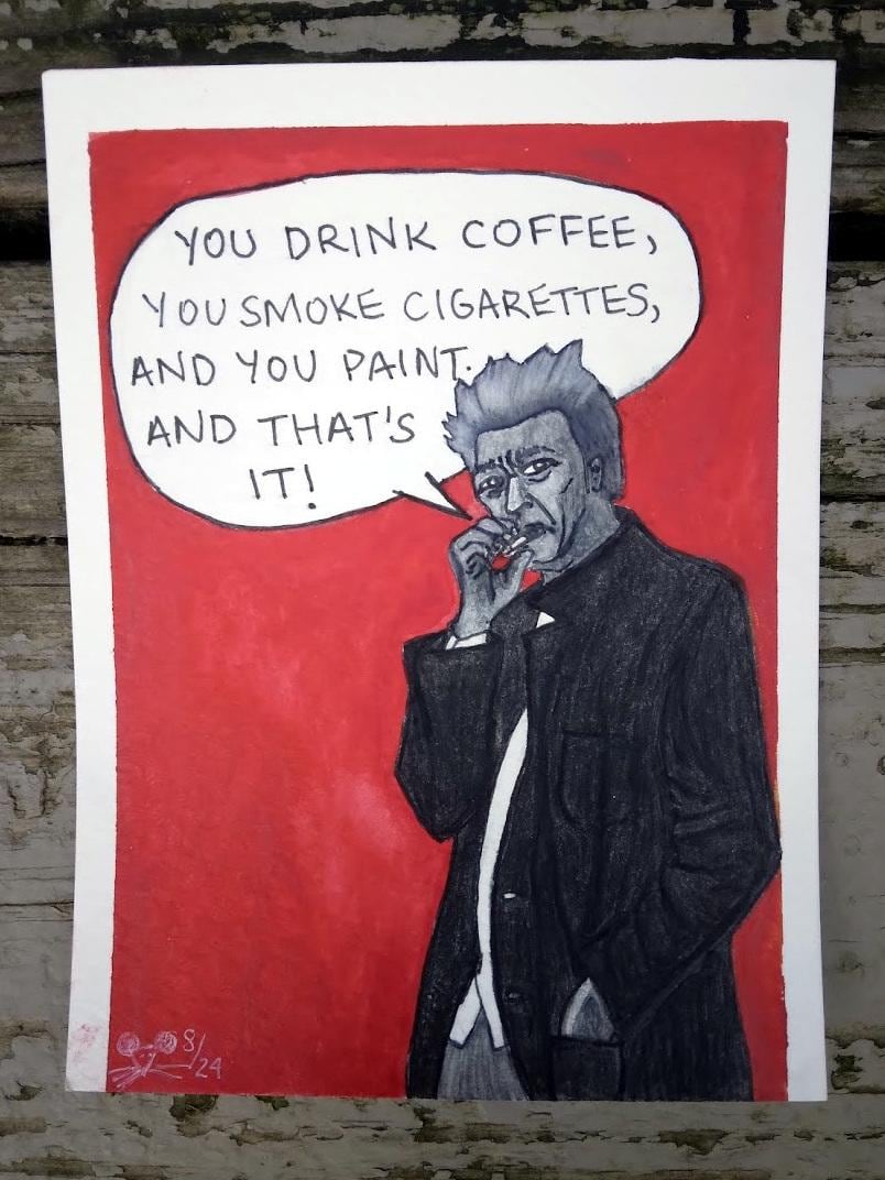 smoking cigarettes and drinking coffee a cigarette : r/notinteresting In many traditional Bosnian cafs,
