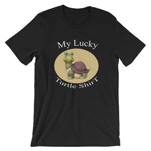 Lucky Turtle T-Shirt - Tortoise Shirt - Turtle Top - Turtle Gifts - Turtle Lovers - Unique Turtle - Turtle Presents - Turtle Themed Gifts