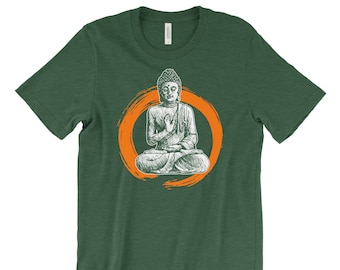 Zen Art - Buddha Painting - Yoga Clothing - Zen Threads - Zen Clothing - Zen Apparel - Buddha Gifts - Cool Buddha - Buddha Gifts