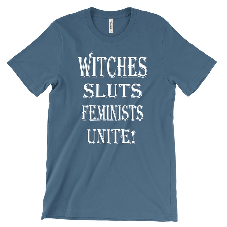Heksensletten feministen verenigt u! - Feministisch T-shirt afbeelding 7