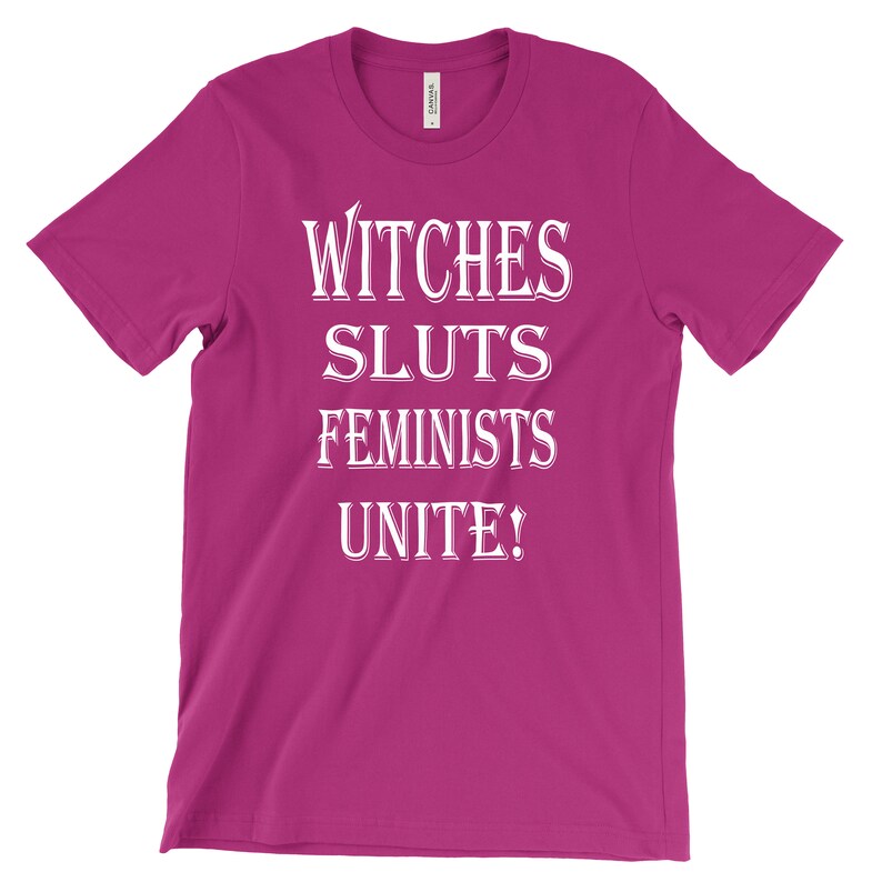 Heksensletten feministen verenigt u! - Feministisch T-shirt afbeelding 9