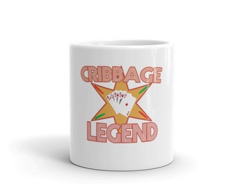 Cribbage Lover Gift For Cribbage Masters, Dishwasher And Microwave Safe Ceramic Mug