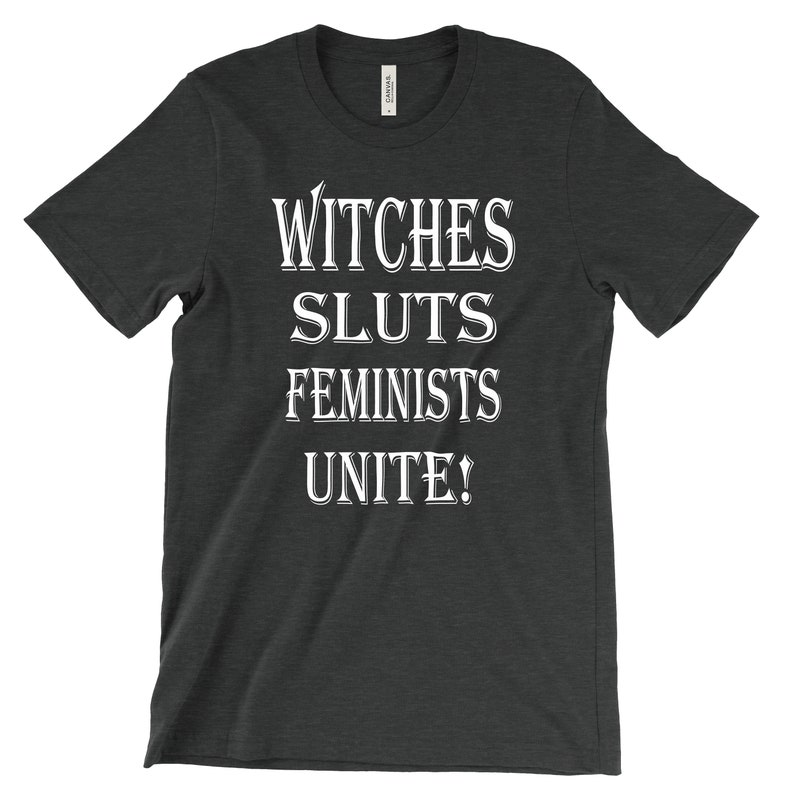 Heksensletten feministen verenigt u! - Feministisch T-shirt afbeelding 3