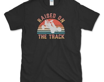 Camiseta de carreras de karts criada en la pista