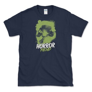 Horror Shirt / Vintage Horror Movie Fan Unisex T-Shirt / Spooky Scary Skull / Scary Shirt