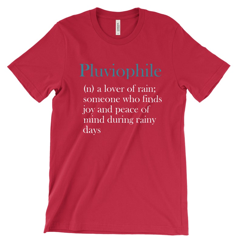 Pluviophile Shirt Rain Themed Gifts Rain Lover Shirt Rainy Day Shirt Meteorology T Shirts Rainy Day Outfits Pluviophile Quotes image 6