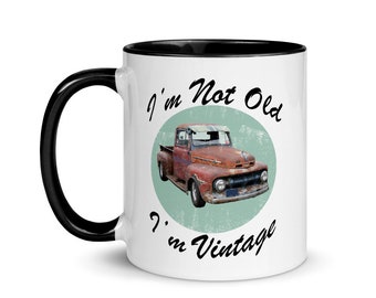 Caneca de avô de caminhão vintage, presente de dia dos pais