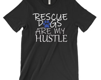 Rescue Dog Mom T-Shirt: Shelter Animal Advocate, Plus Sizes
