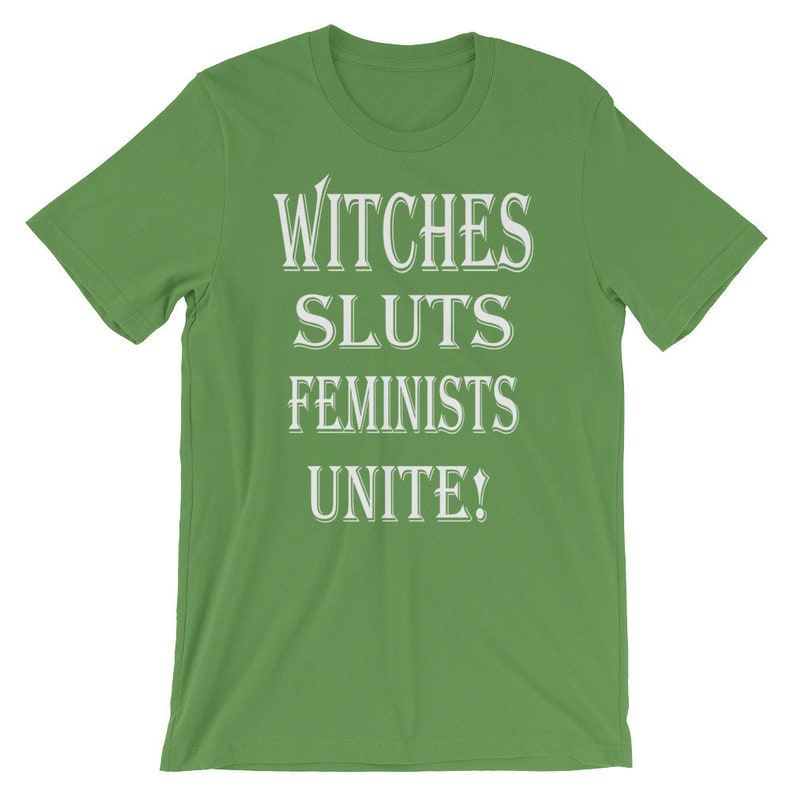 Heksensletten feministen verenigt u! - Feministisch T-shirt afbeelding 5