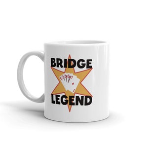 Taza de juego de cartas de bridge para el torneo de jugador de bridge o amateur