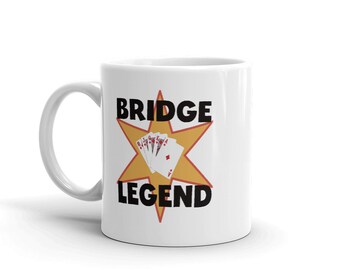 Bridge Card Game Mug For Bridge Player Tournament Or Amateur