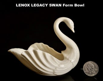 レノックス Lenox スワン  24K Lenox 120 Anniversary Swan With 24K Gold Trim - Etsy